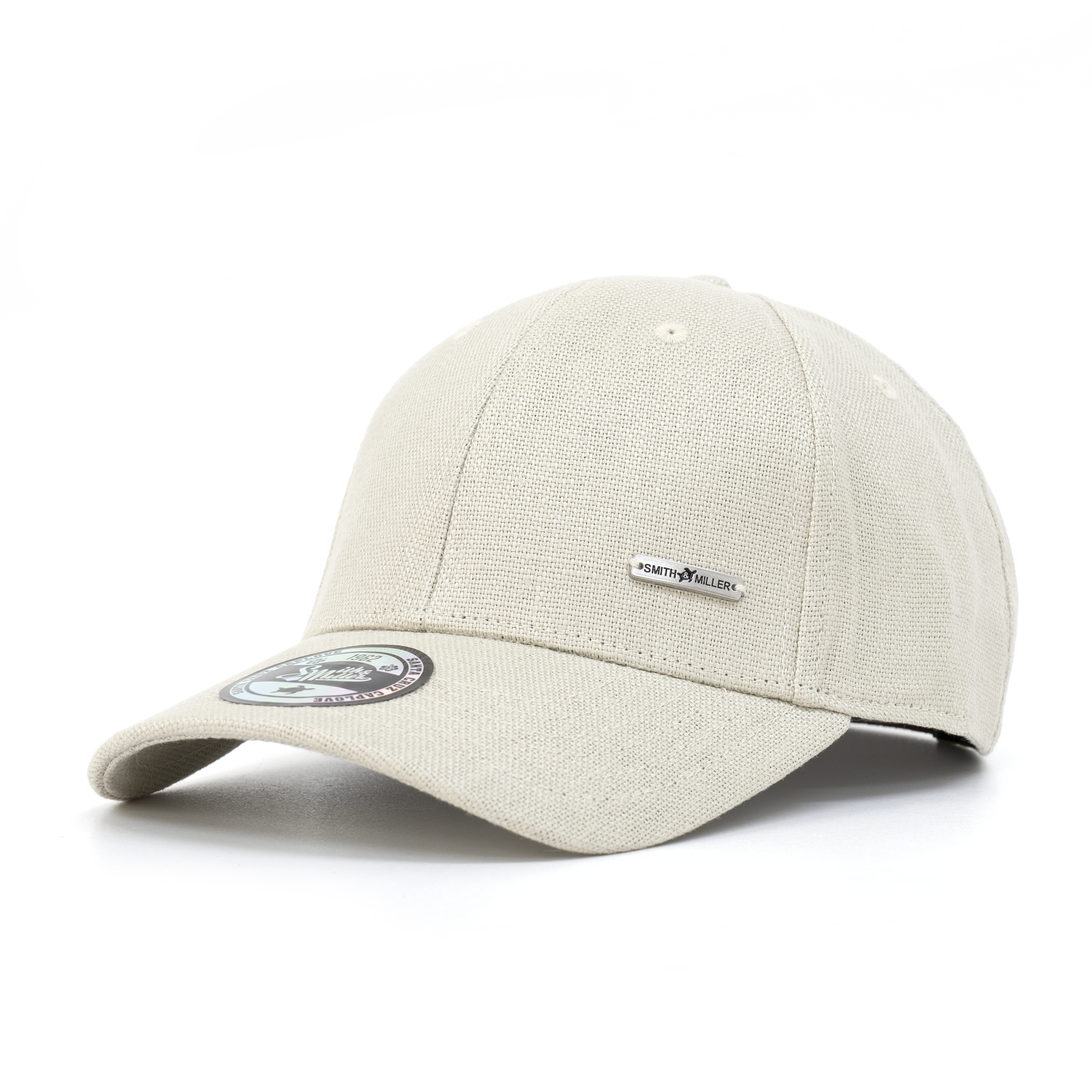 Smith & Miller Elam Unisex Curved Cap, stone Smith & Miller Elam Unisex Curved Cap, stone