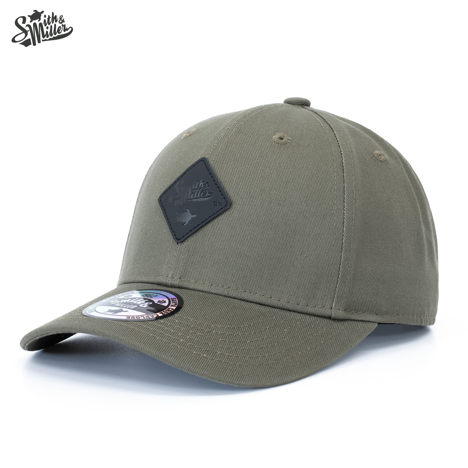 Smith & Miller Beverly Unisex Curved Cap, olive