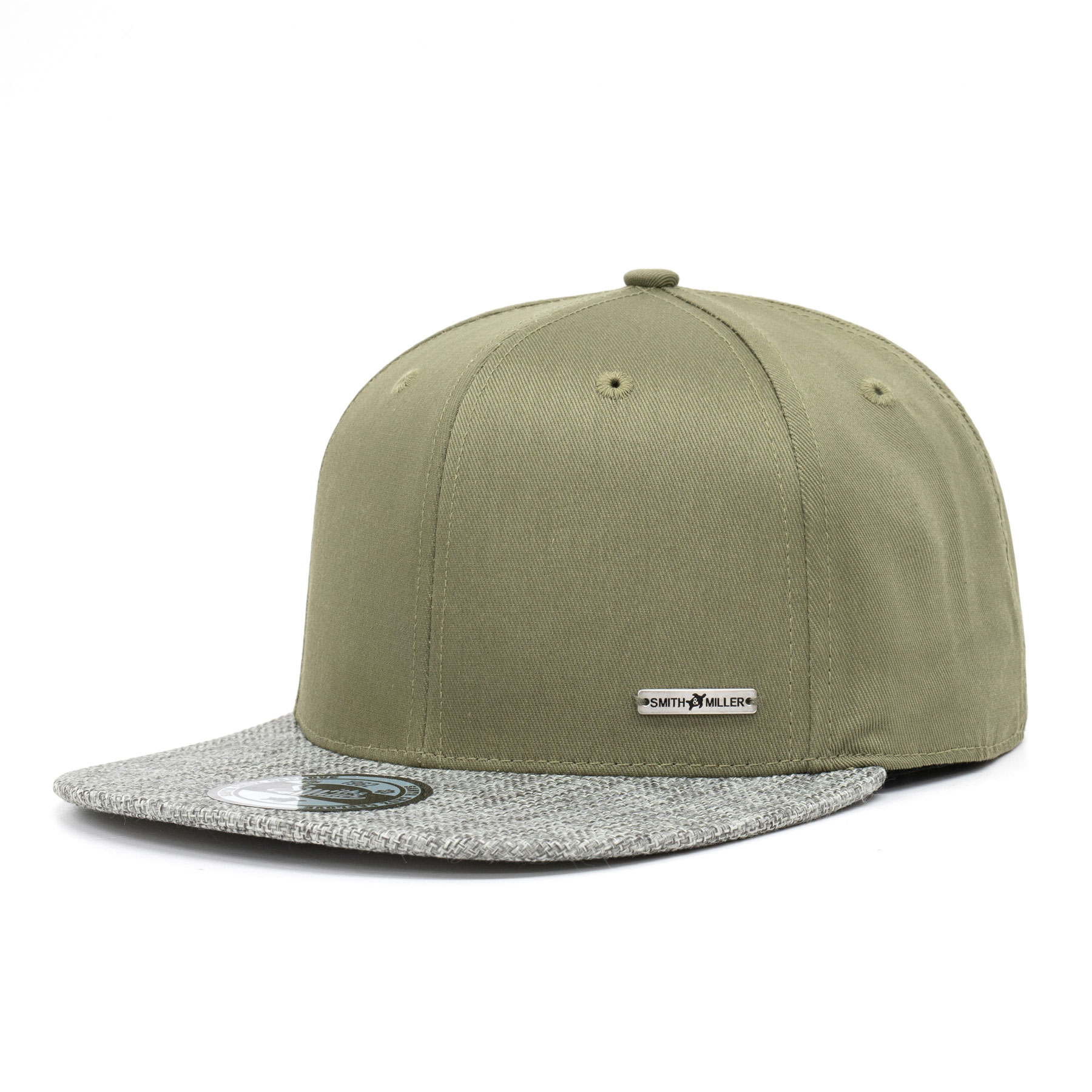 Smith & Miller Ollado Unisex  Snapback Cap, olive