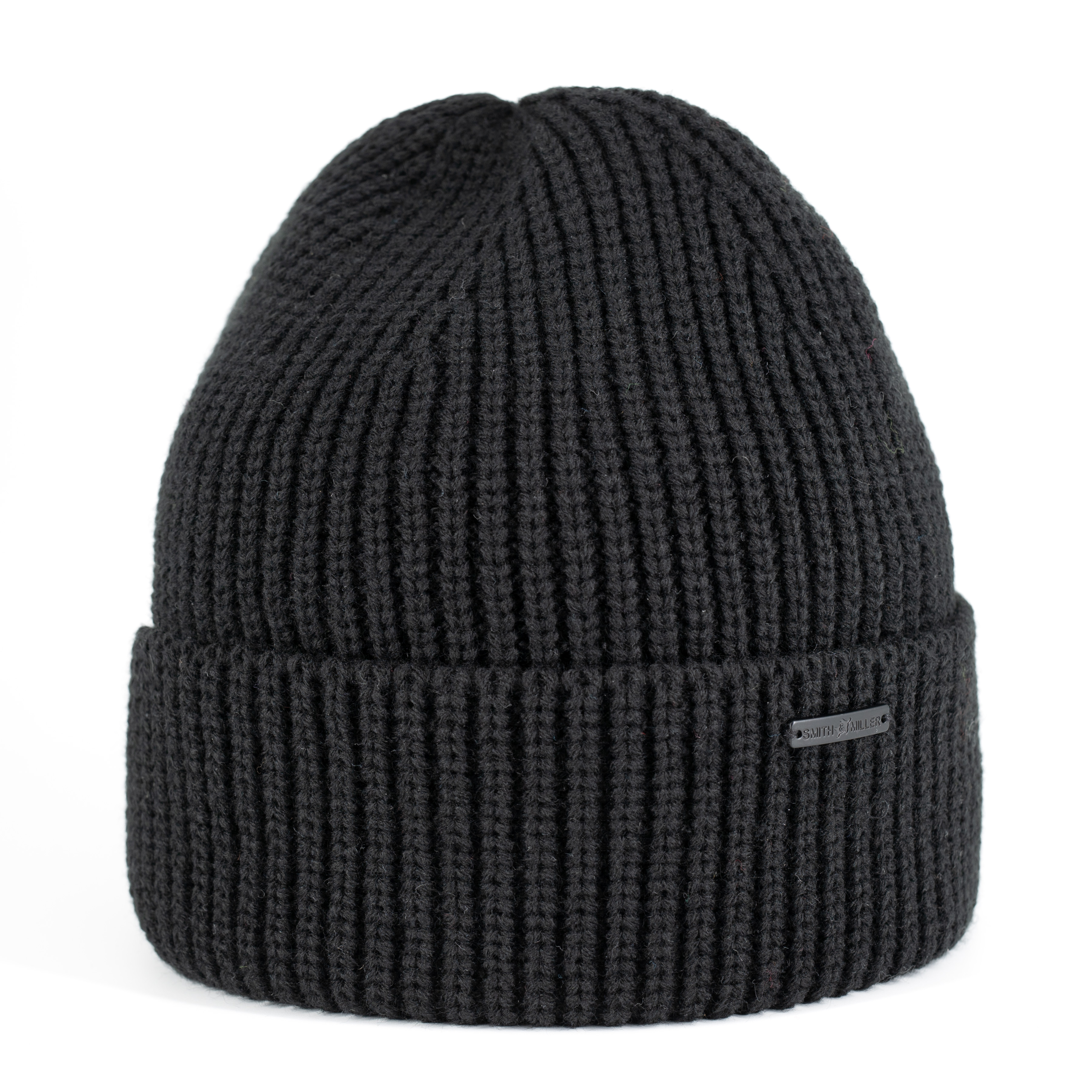 Smith & Miller "Logan" Beanie, black