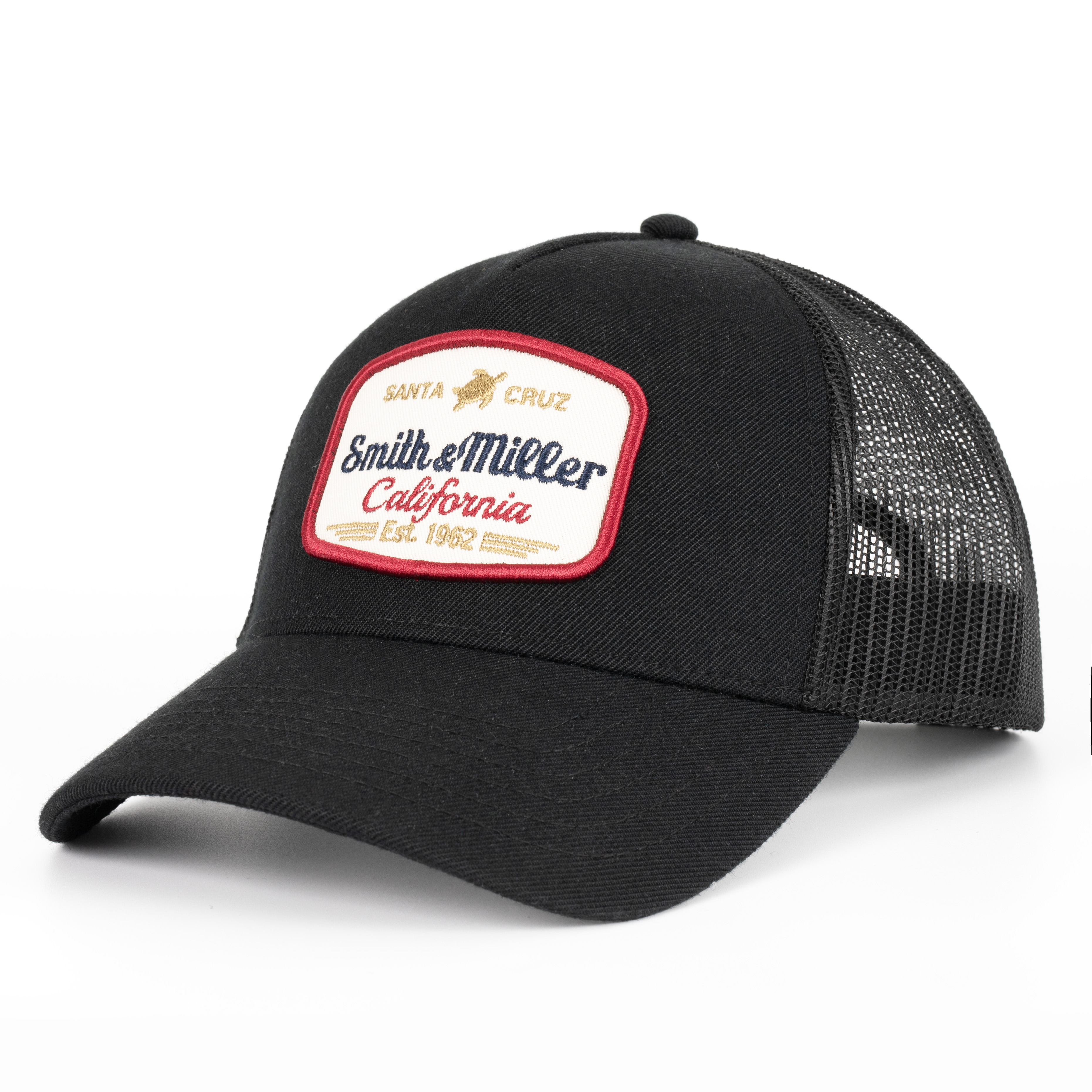 Smith & Miller "Lefan" Unisex Trucker Cap, black