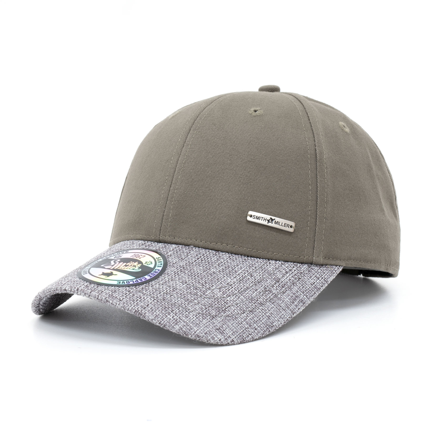 Smith & Miller Olimar Unisex Curved Cap, olive