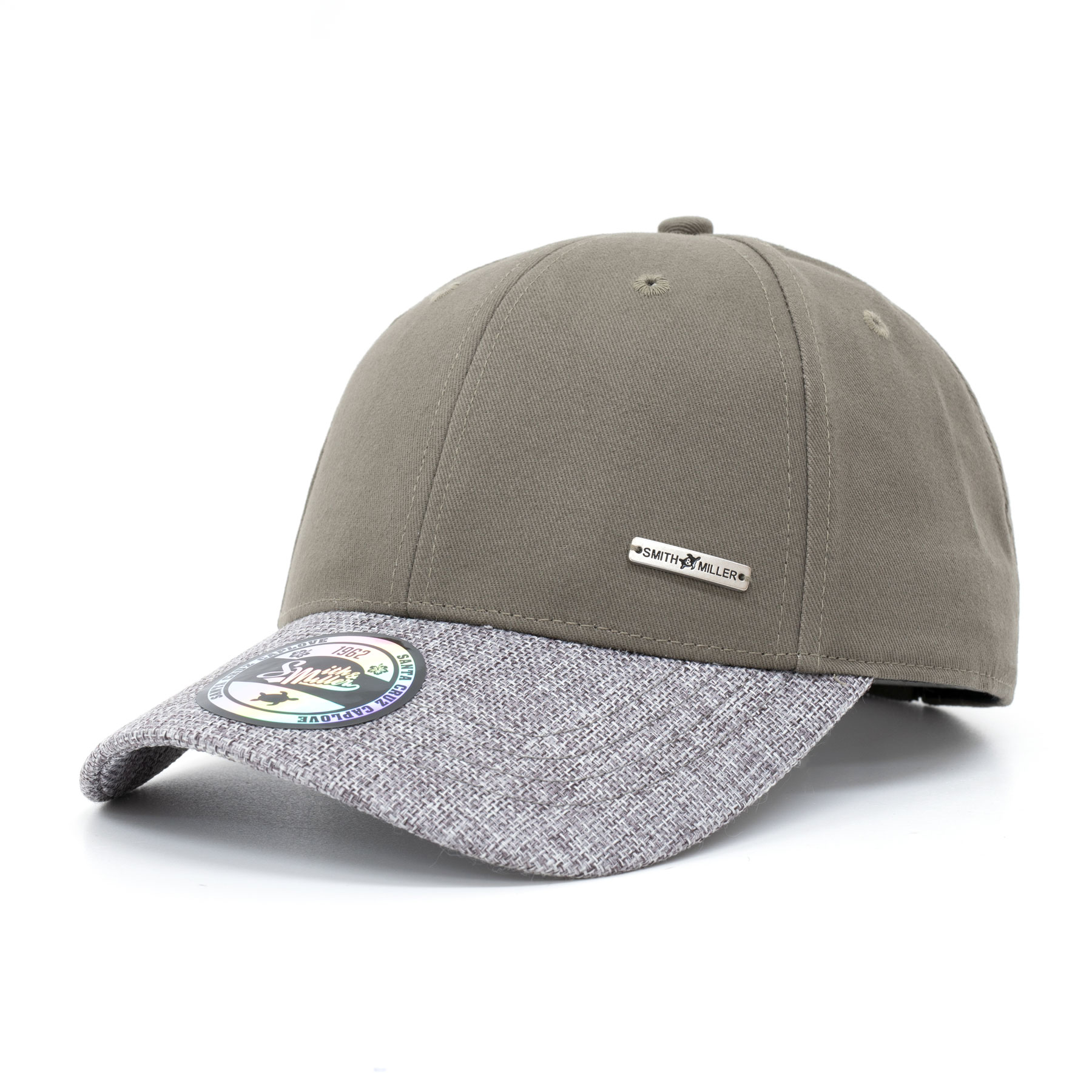 Smith & Miller Olimar Unisex Curved Cap, olive Smith & Miller Olimar Unisex Curved Cap, olive