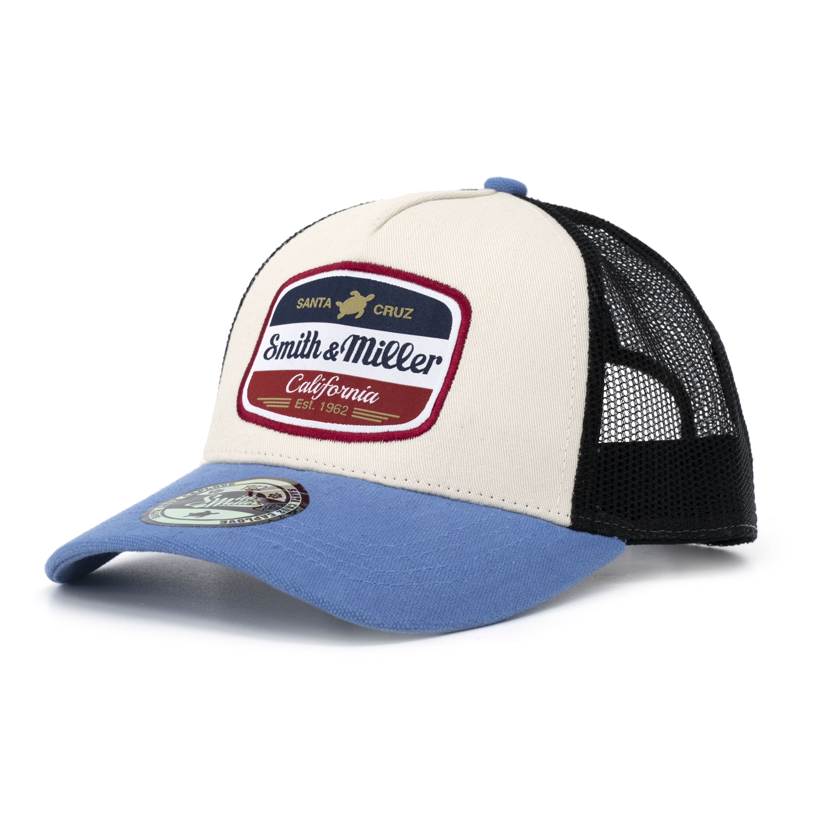 Smith & Miller Vicent Kids Trucker Cap, stone-blue