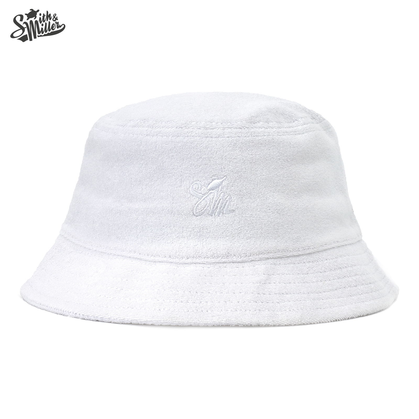 Smith & Miller "Villariva" Bucket Hat, white