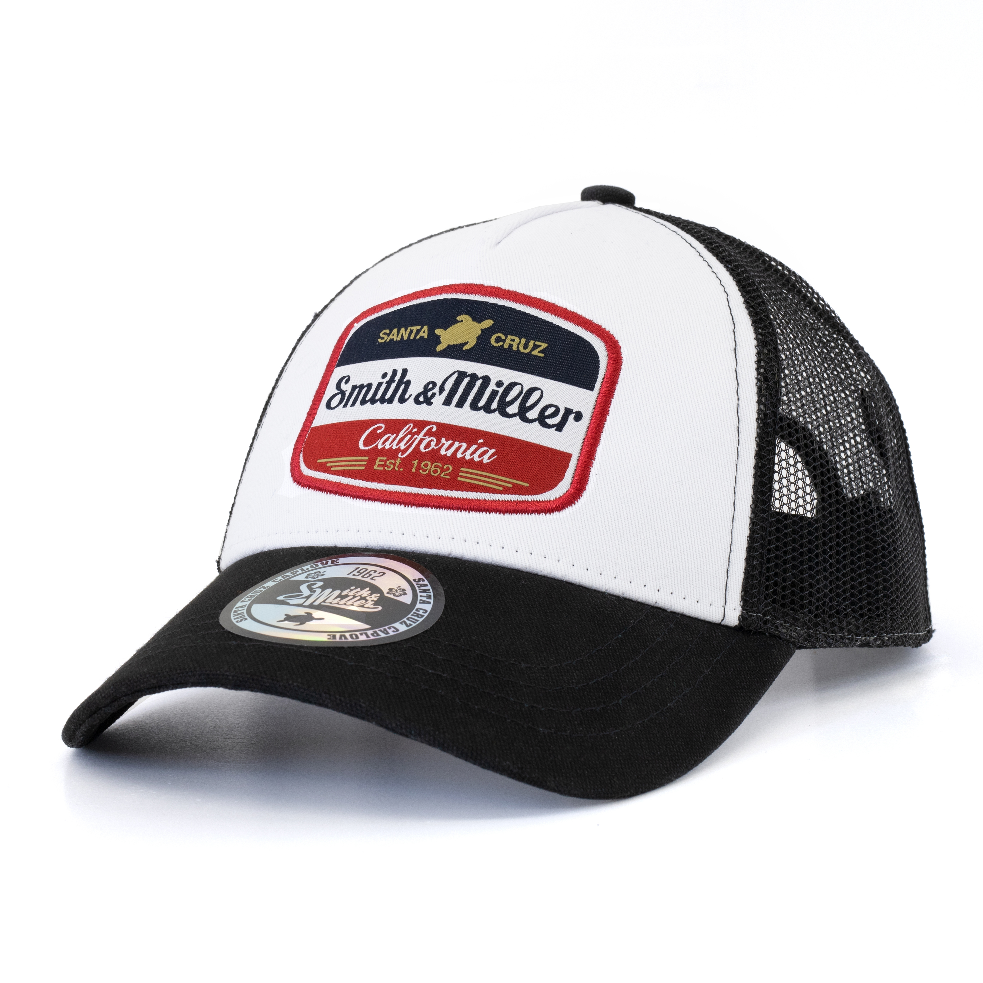 Smith & Miller Vicent Kids Trucker Cap, black-white