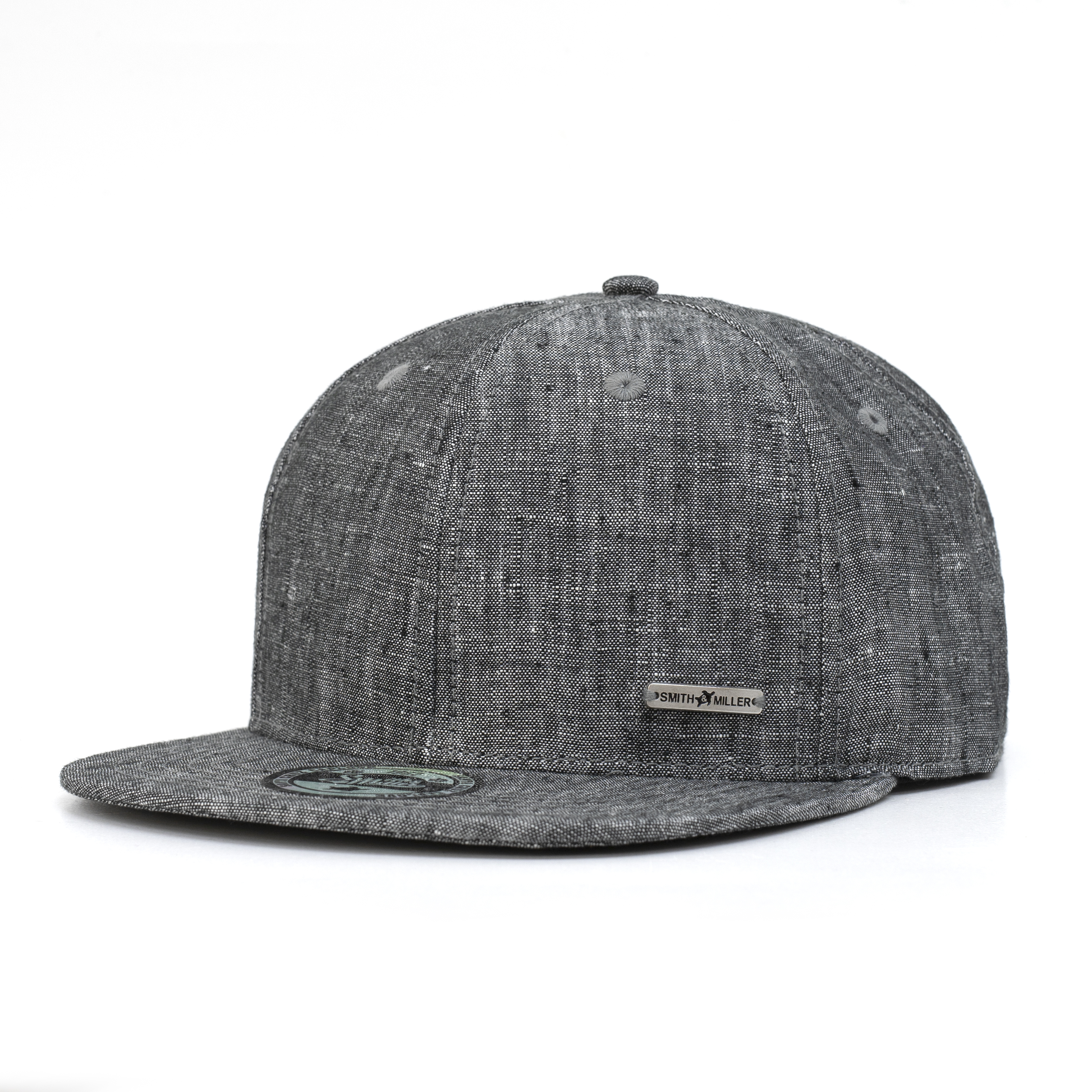 Smith & Miller Delano Unisex  Snapback Cap, heather anthracite Smith & Miller Delano Unisex  Snapback Cap, heather anthracite