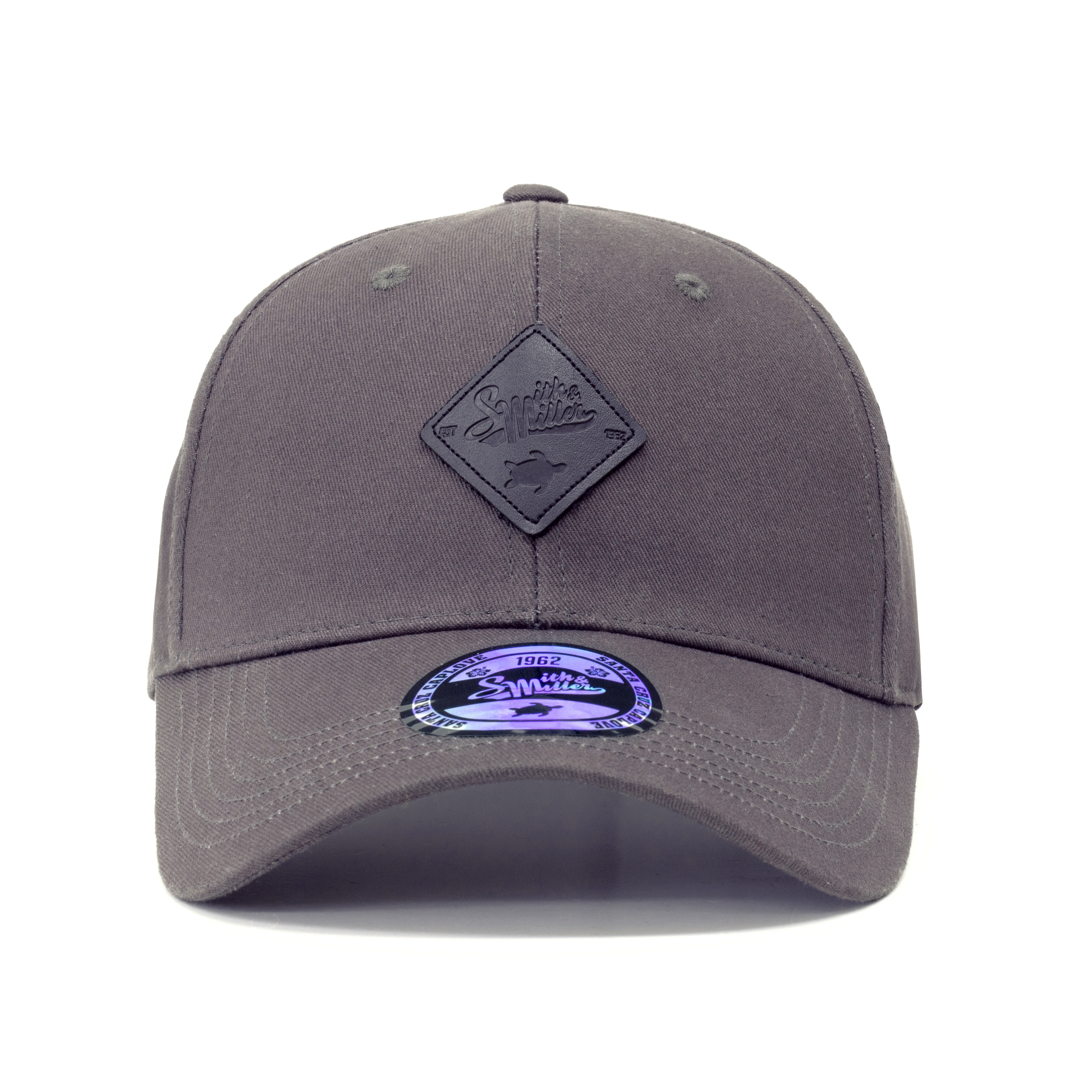 Smith & Miller Beverly Unisex Curved Cap, dark grey