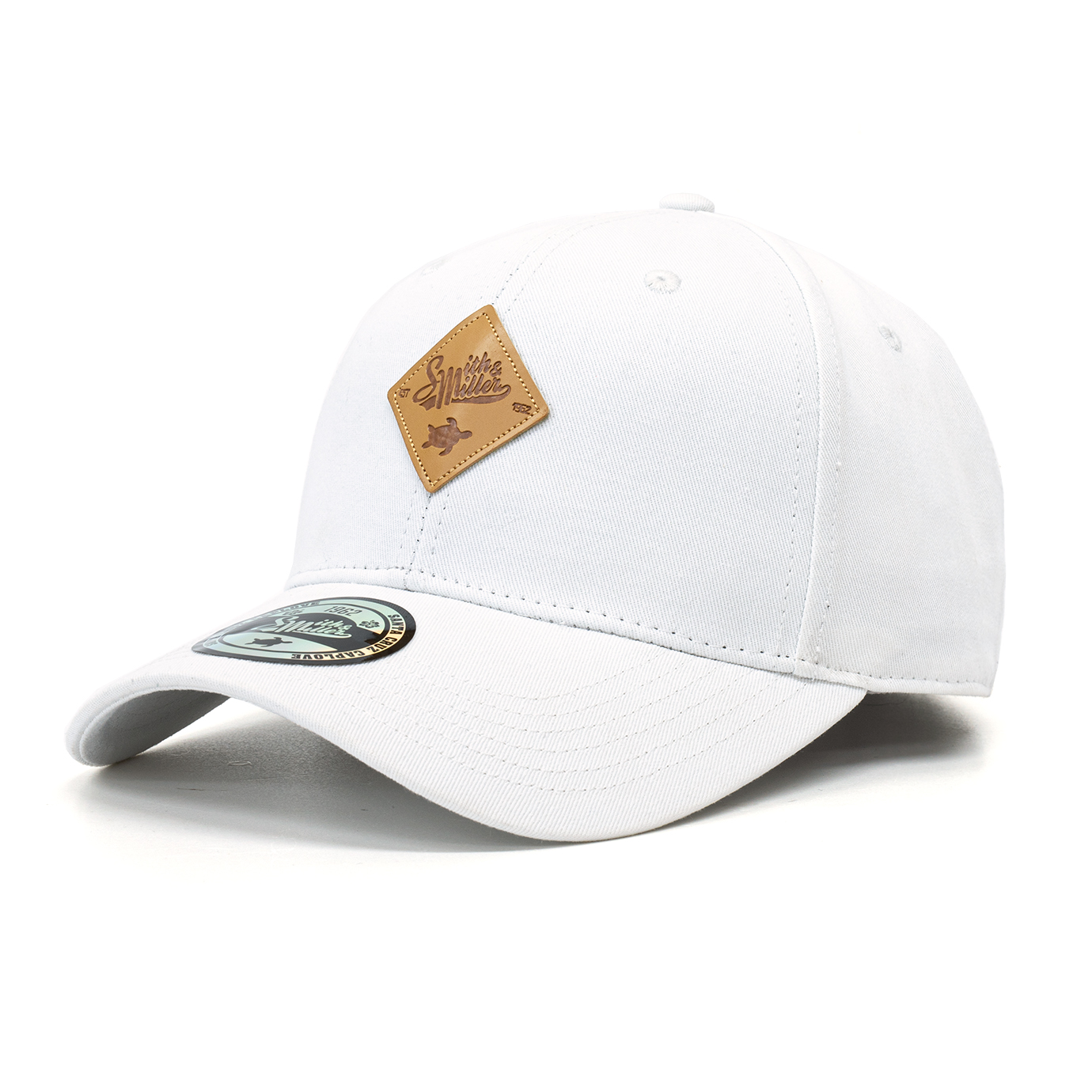 Smith & Miller Beverly Unisex Curved Cap, white Smith & Miller Beverly Unisex Curved Cap, white