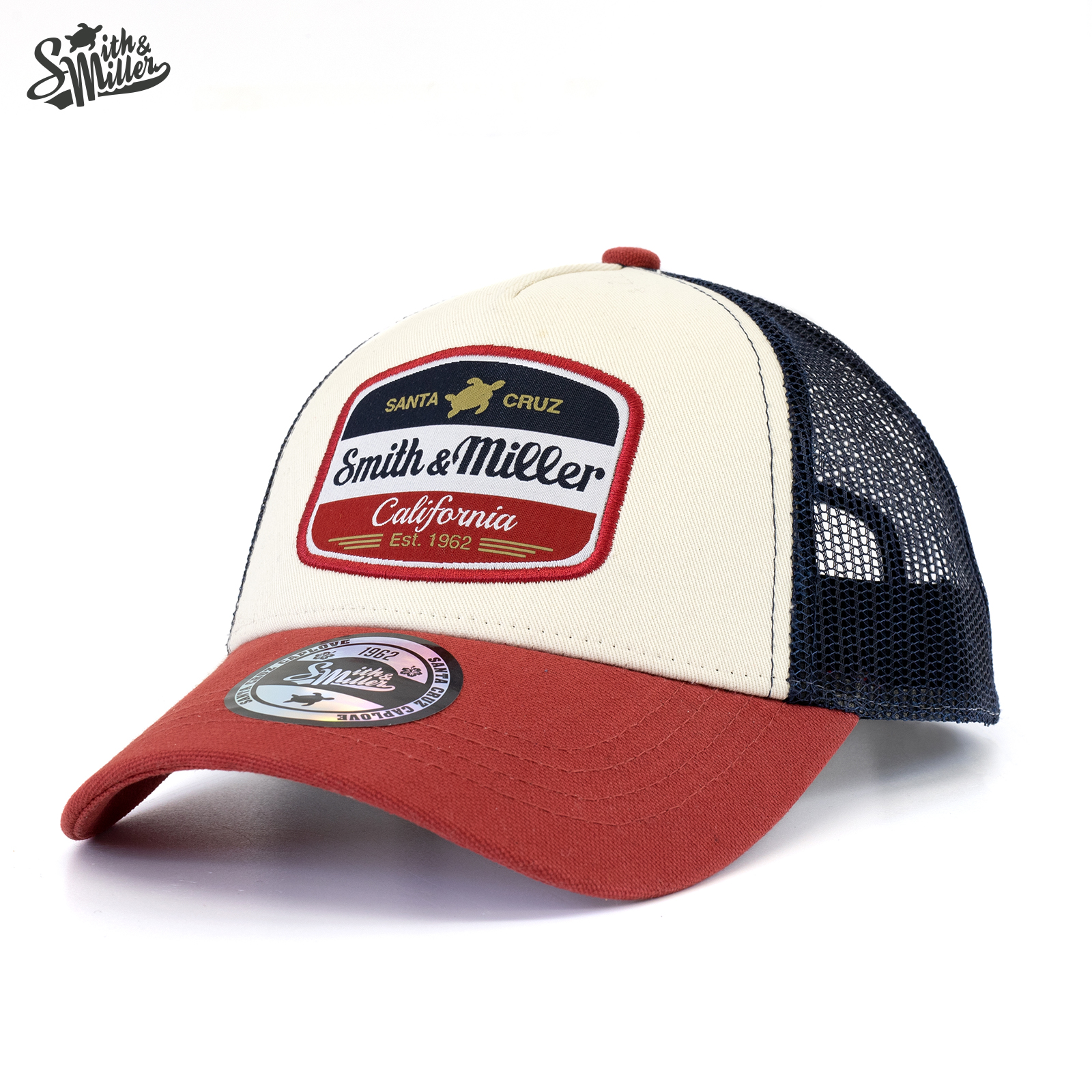 Smith & Miller Vicent Unisex Trucker Cap, antique red Smith & Miller Vicent Unisex Trucker Cap, antique red
