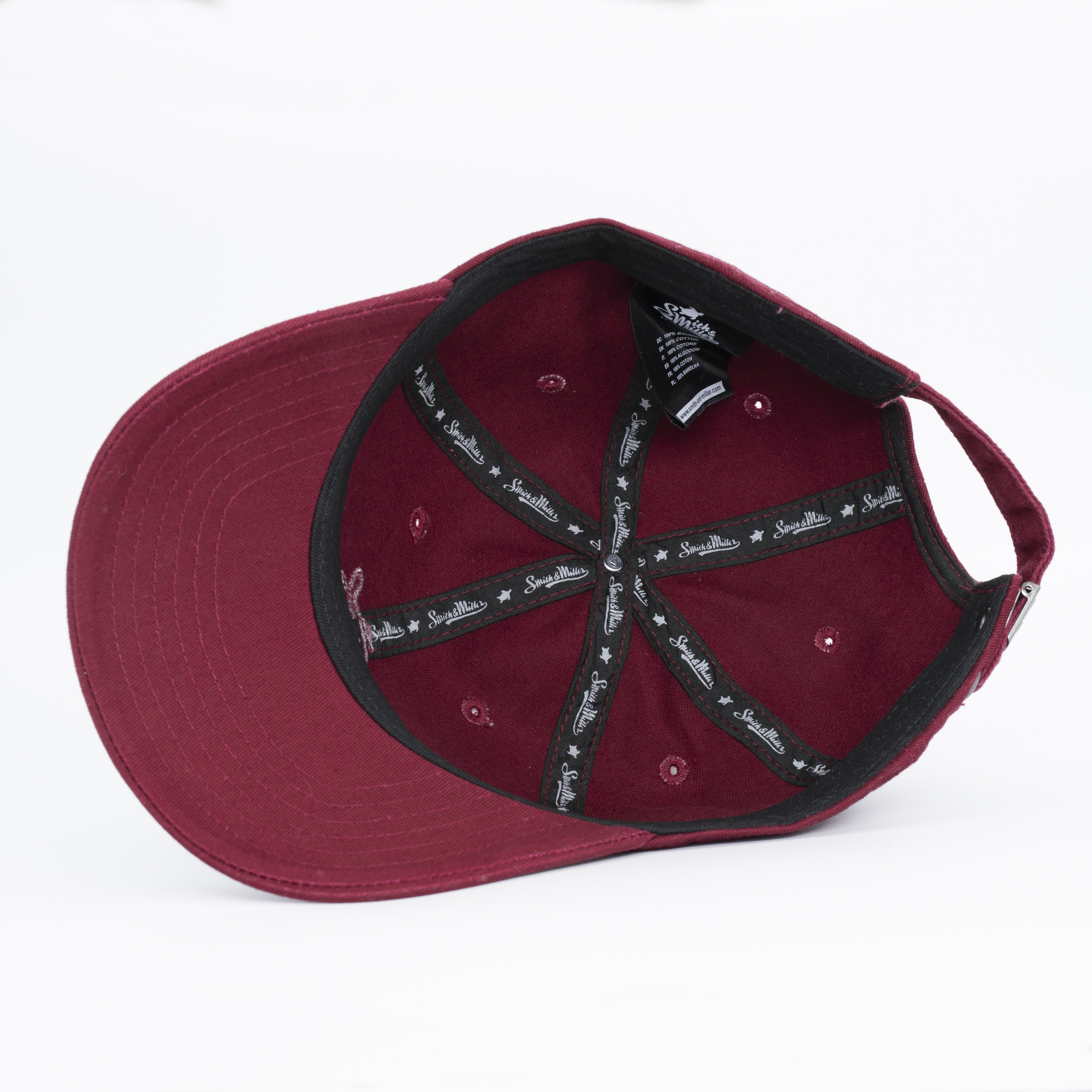 Smith & Miller Filley Unisex  Unstructured Cap, maroon