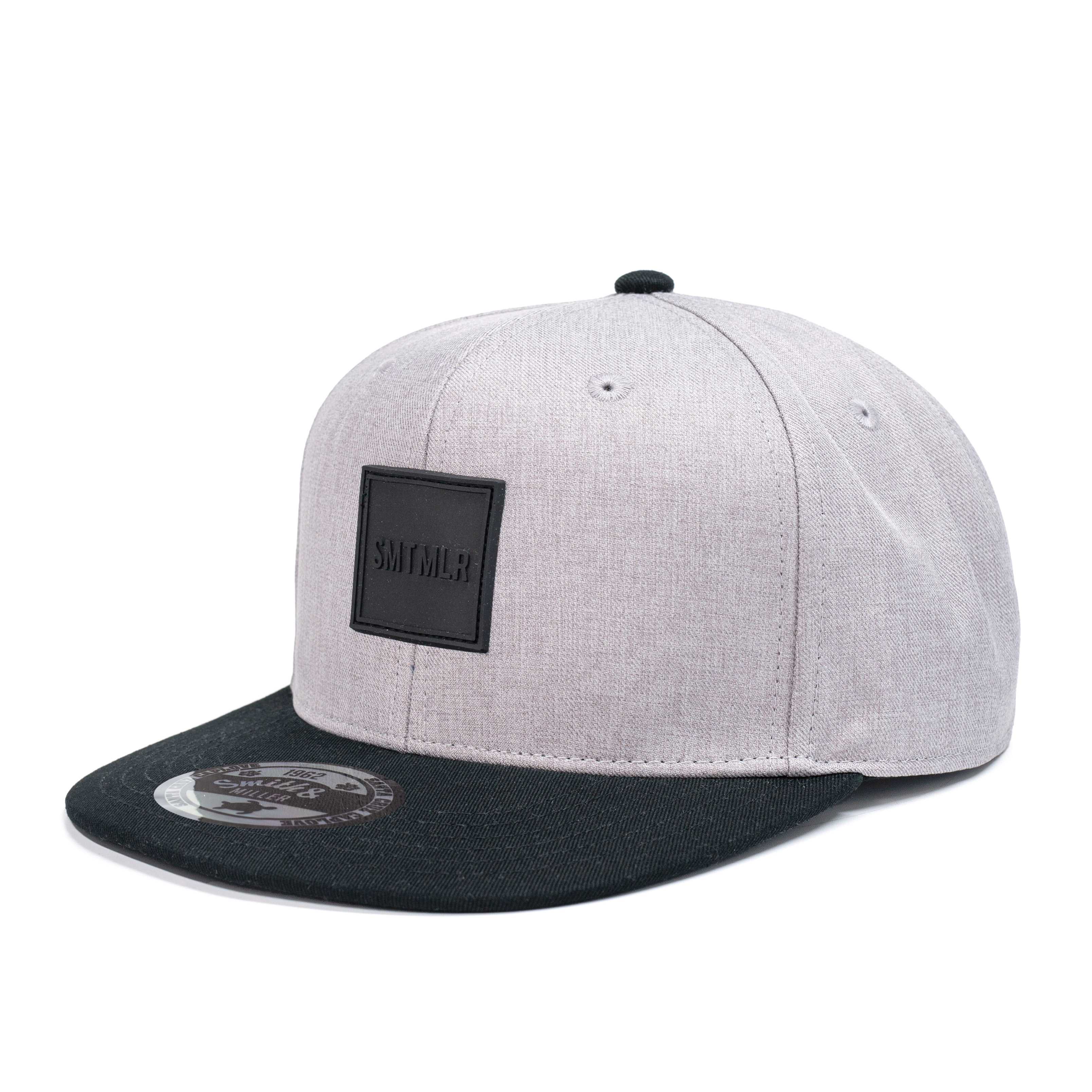 Smith & Miller Davis Unisex Flat Cap, grey-black Smith & Miller Davis Unisex Flat Cap, grey-black