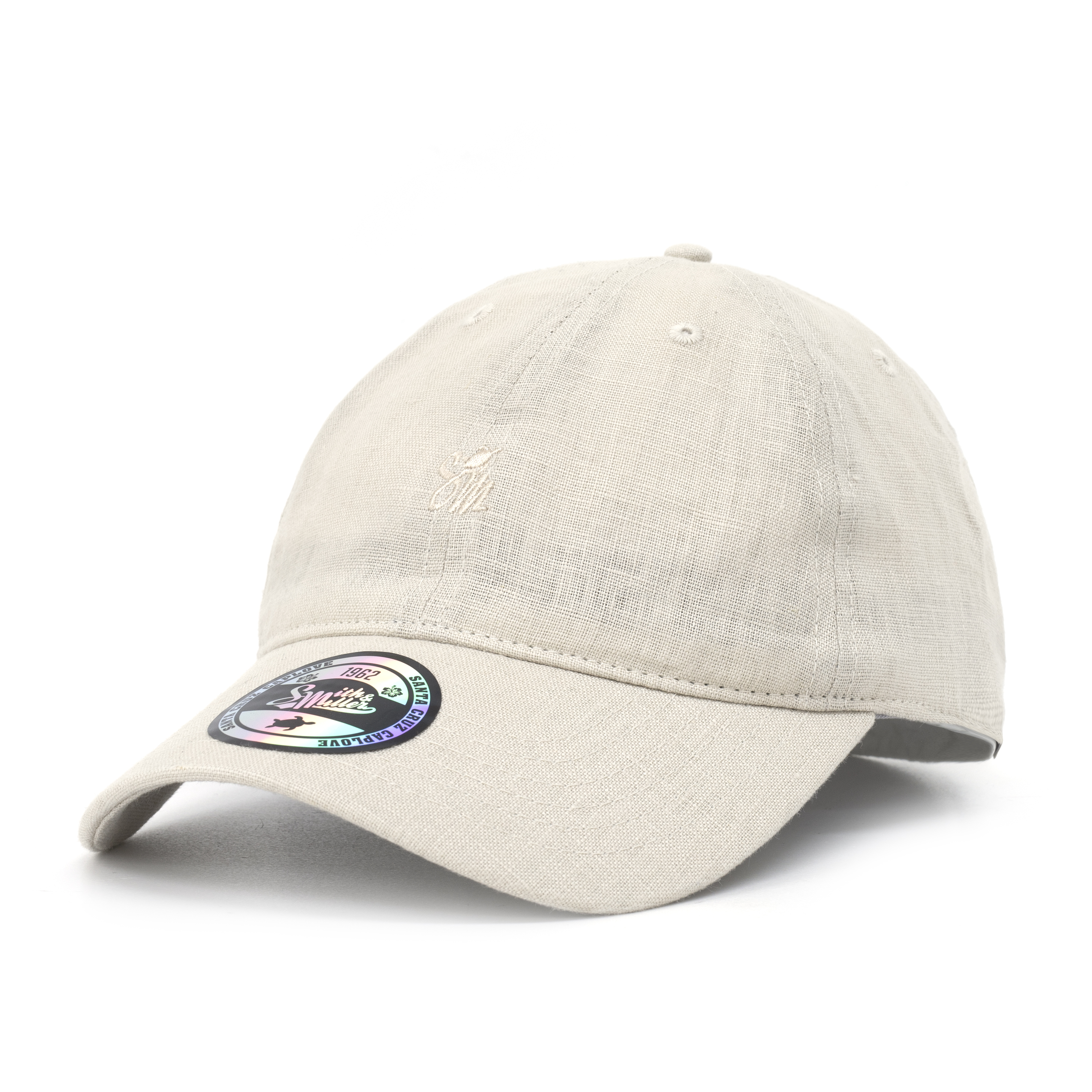 Smith & Miller Clemente Unisex  Unstructured Cap, stone Smith & Miller Clemente Unisex  Unstructured Cap, stone