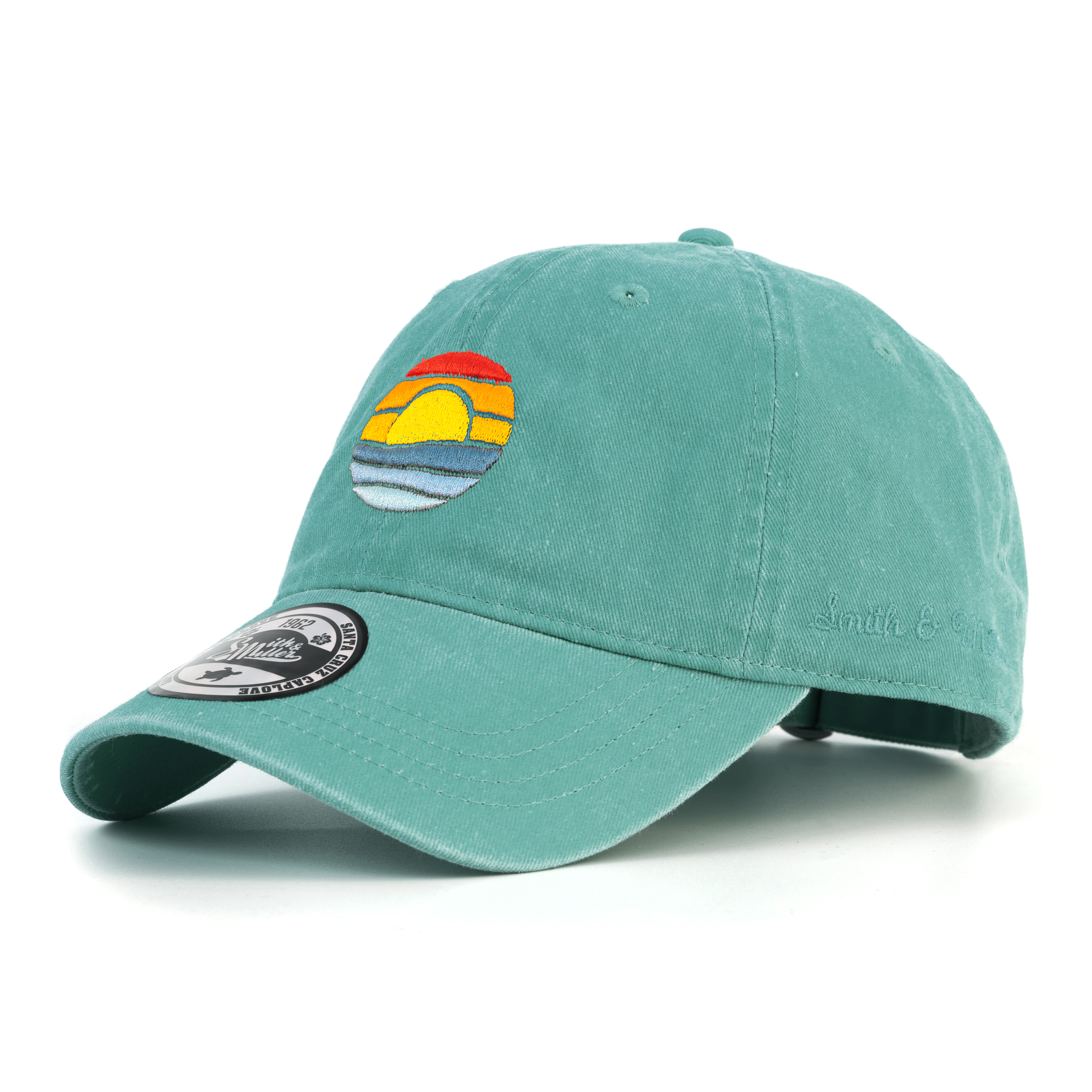 Smith & Miller Sunset Unisex  Unstructured Cap, balsam green