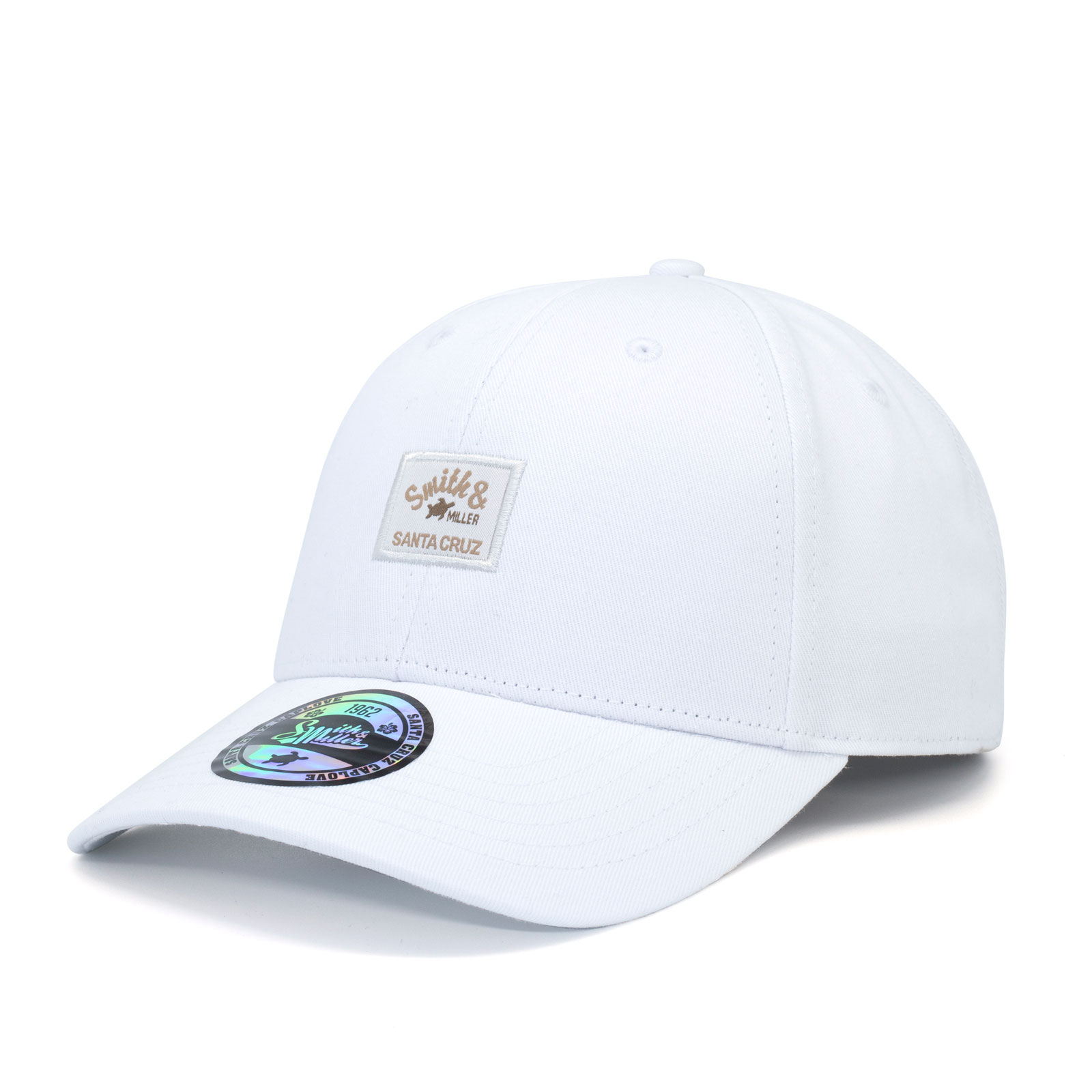 Smith & Miller Reno Unisex Curved Cap, weiß