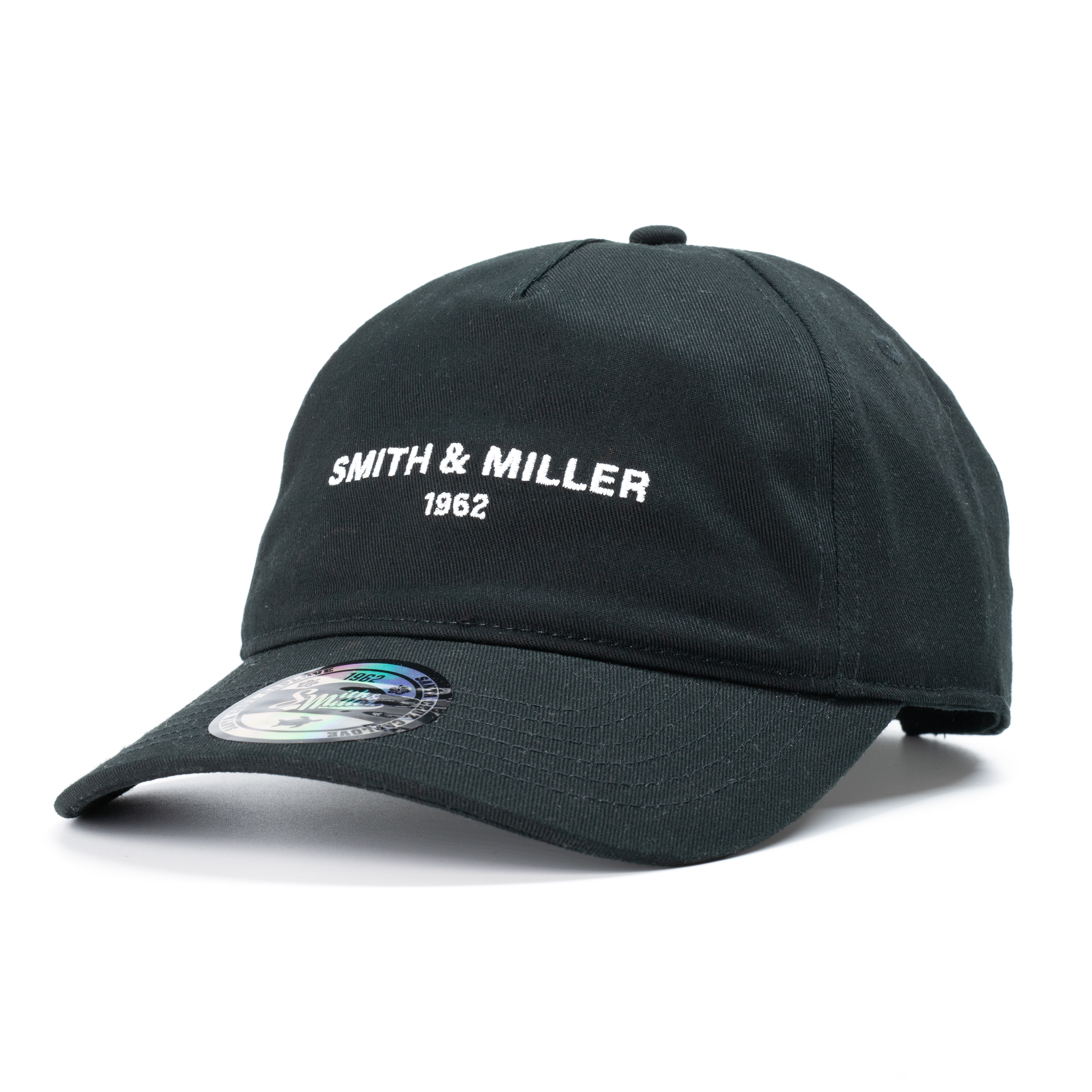 Smith & Miller Eden Unisex unstructured curved Cap, black