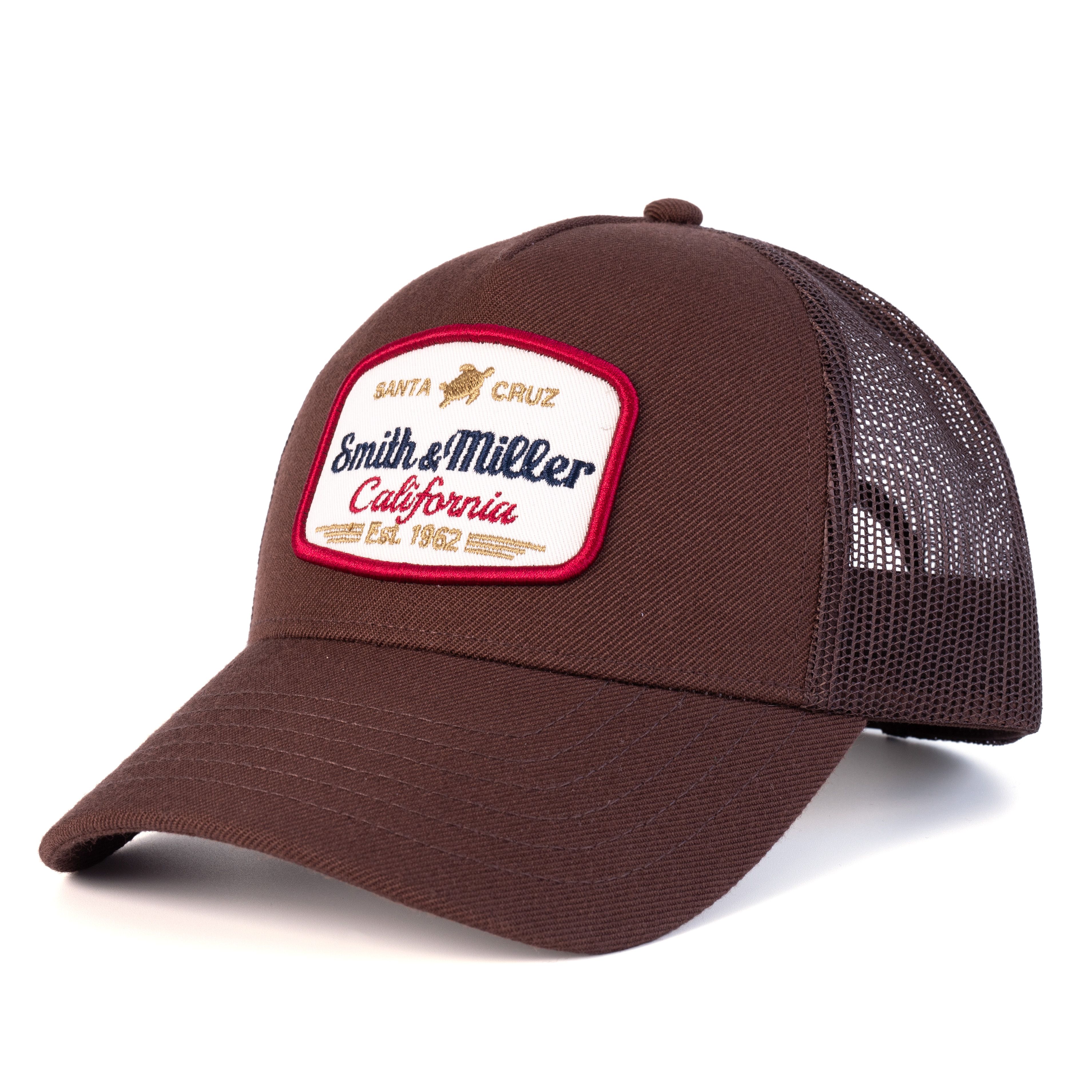 Smith & Miller "Lefan" Unisex Trucker Cap, dk.brown