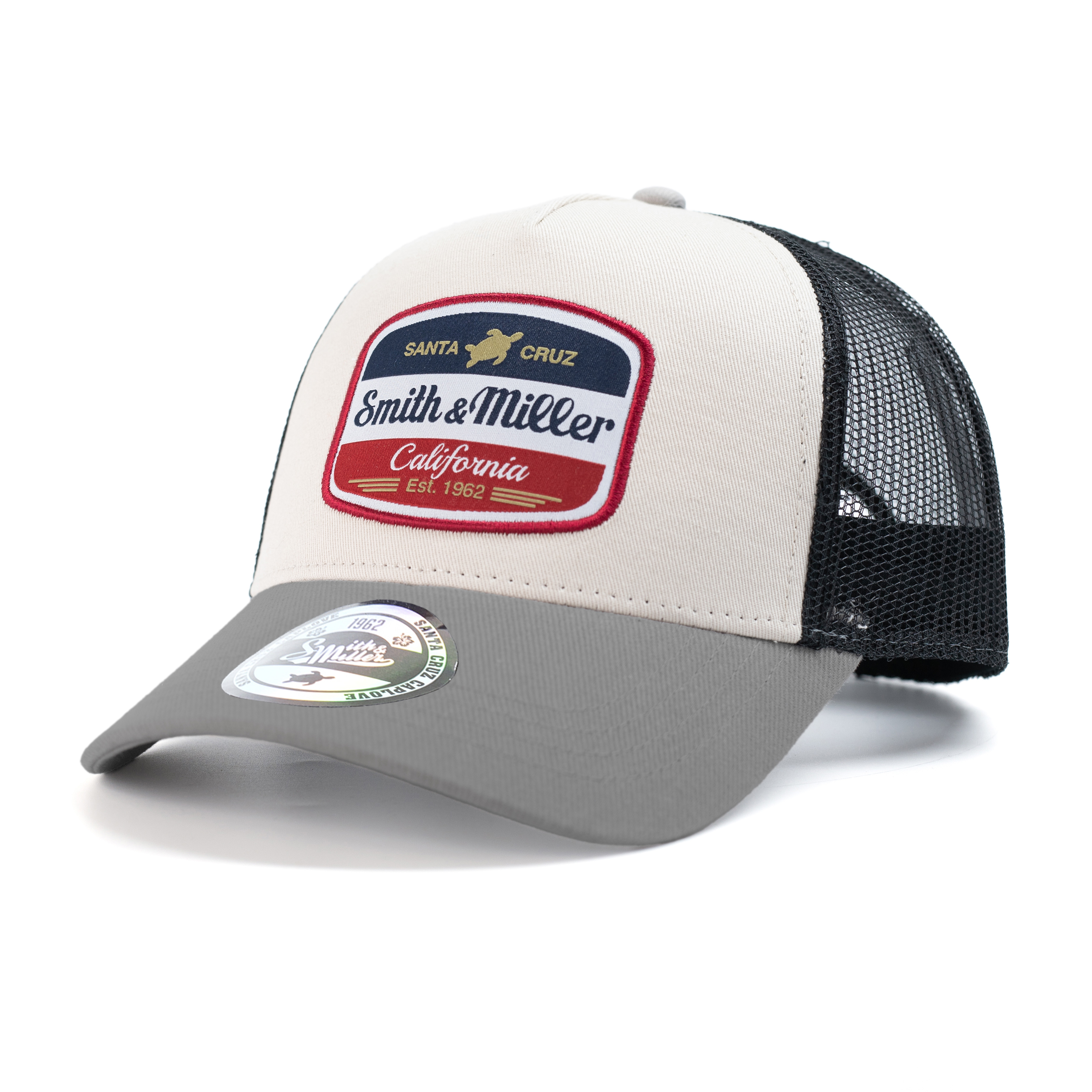 Smith & Miller Vicent Unisex Trucker Cap,grey-stone Smith & Miller Vicent Unisex Trucker Cap,grey-stone