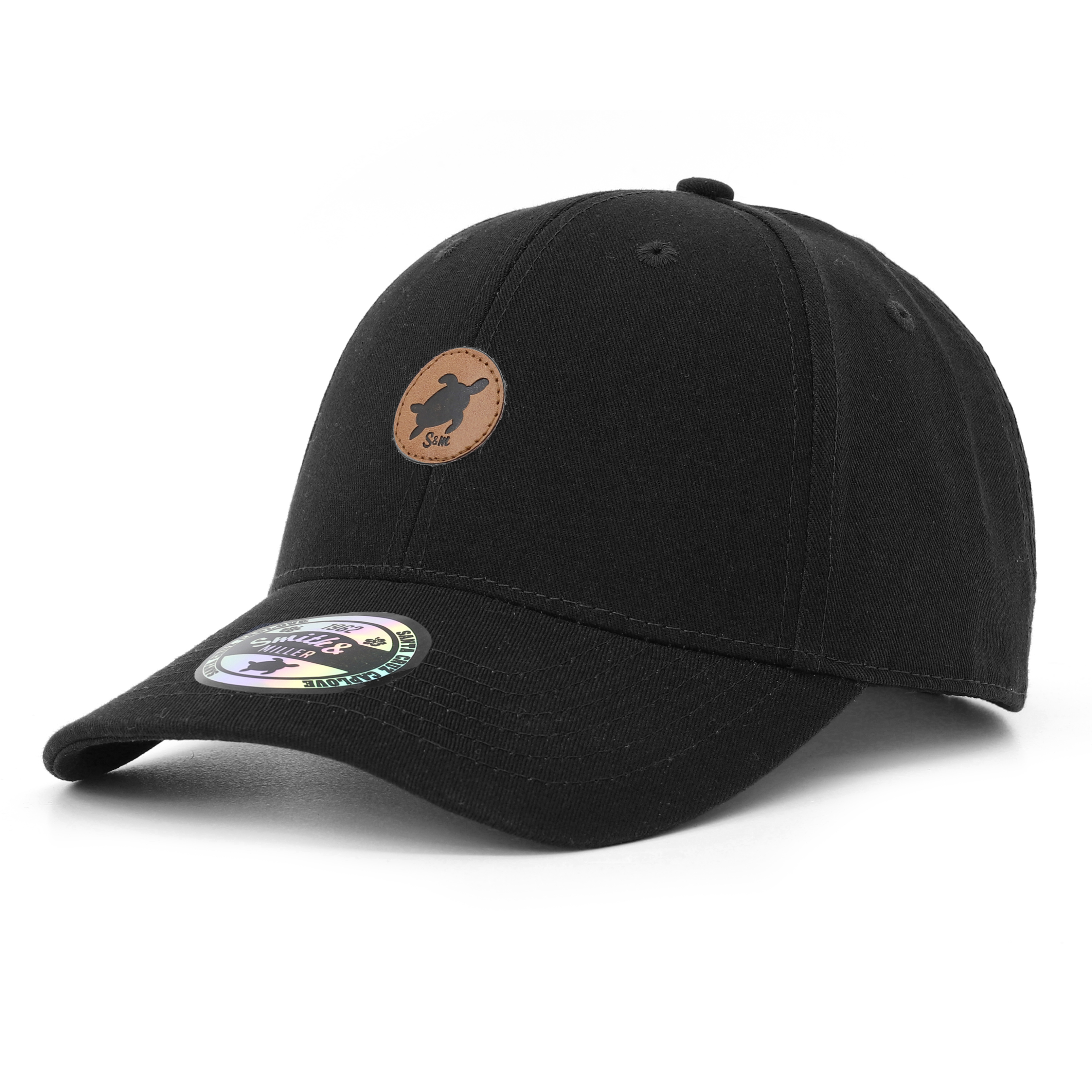 Smith & Miller Bend Unisex Curved Cap, black Smith & Miller Bend Unisex Curved Cap, black