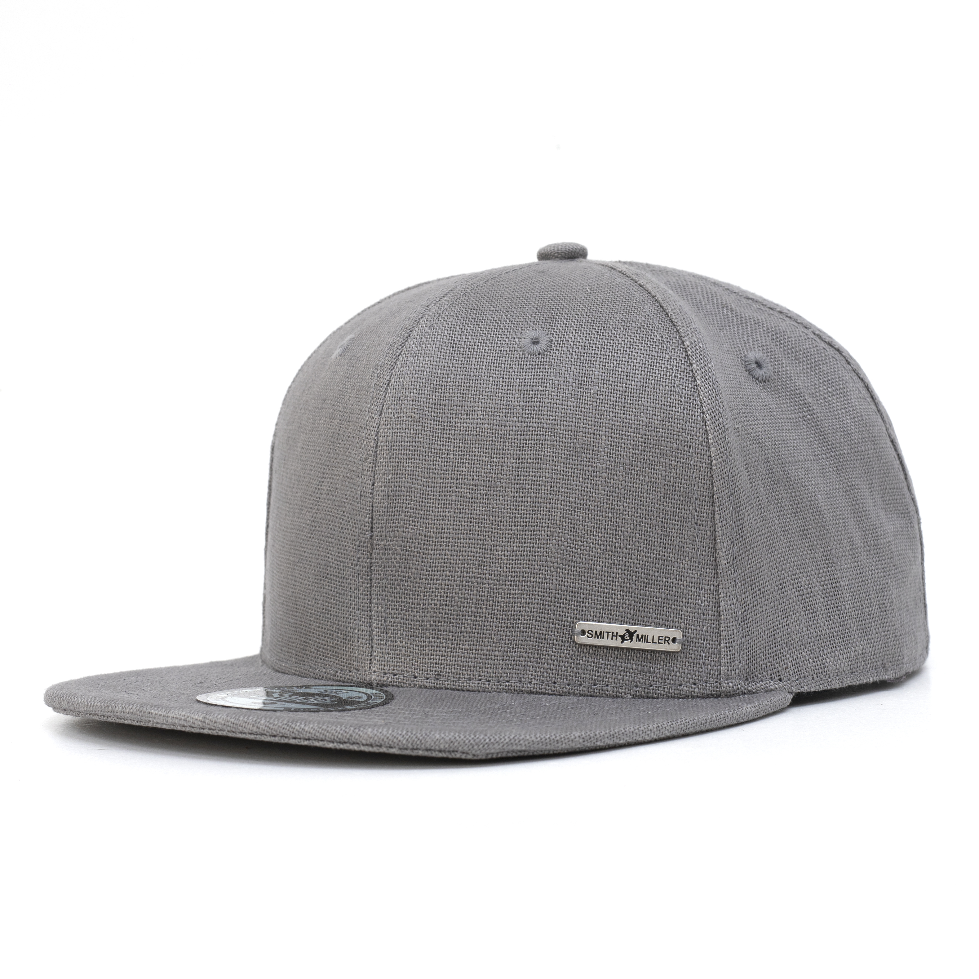 Smith & Miller Delano Unisex Snapback Cap, grey