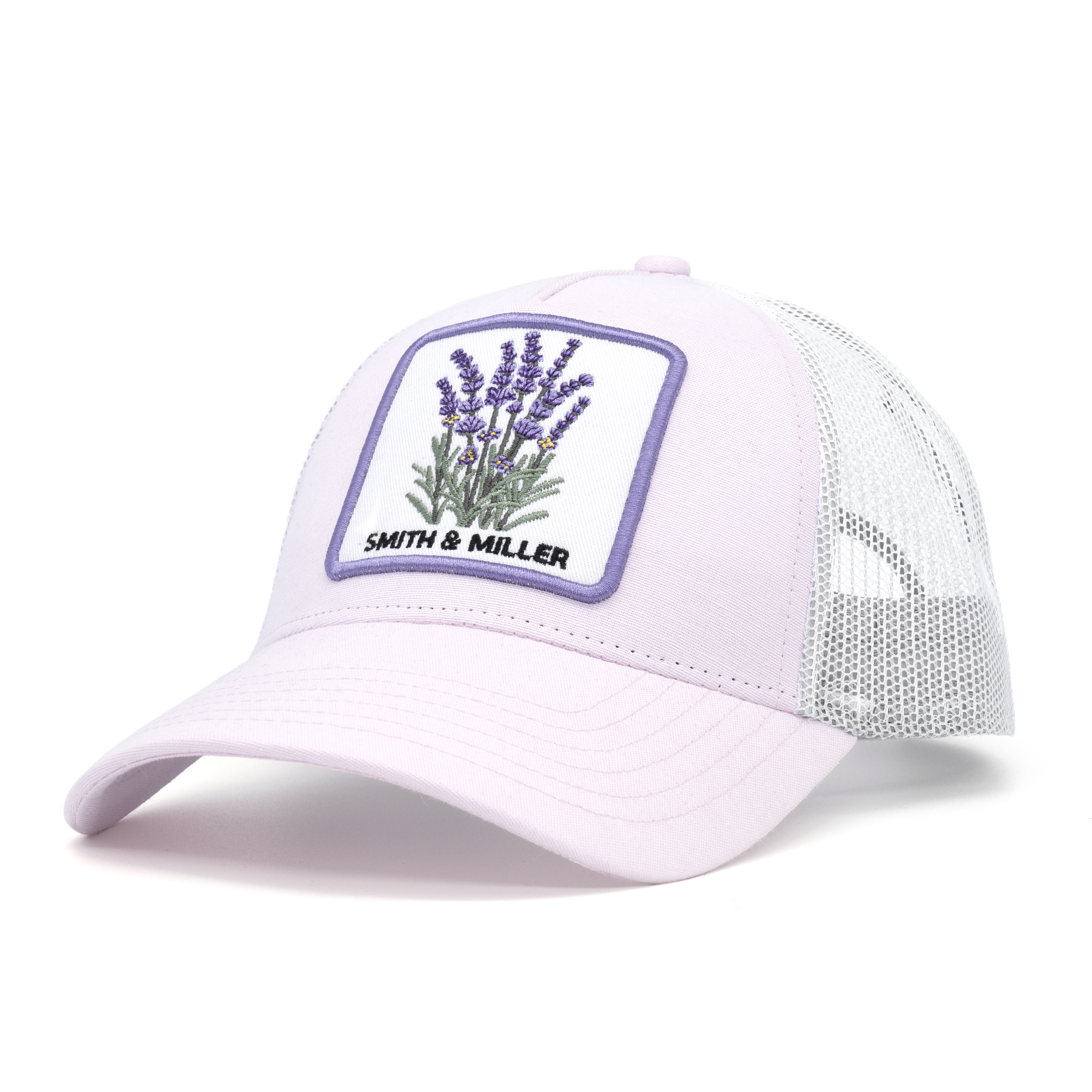 Smith & Miller Herbal  Women Trucker Cap, lt.pink-white Smith & Miller Herbal  Women Trucker Cap, lt.pink-white